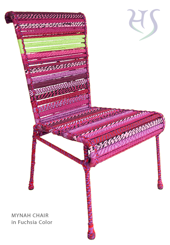 Mynah Chair - Pink Fuchsia Color - Katran Collection by Sahil & SarthakMynah Chair - Pink Fuchsia Color - Katran Collection by Sahil & Sarthak